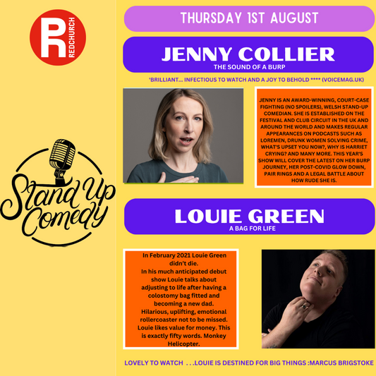 Stand Up Comedy  Thursday 1st August
