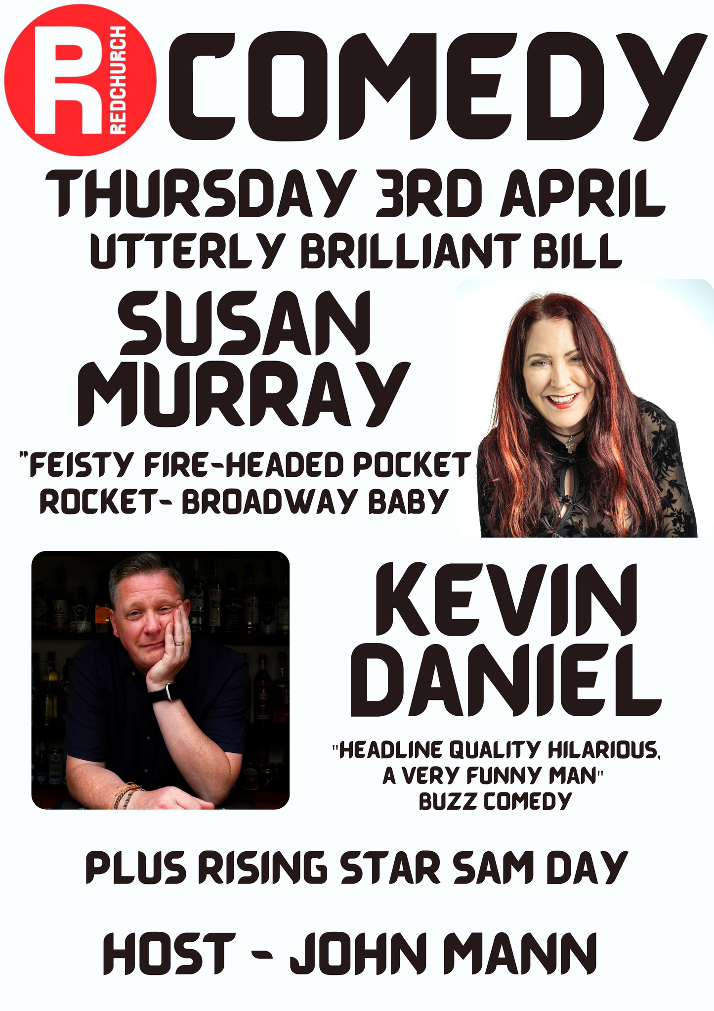 Stand Up Comedy Thursday 3rd April