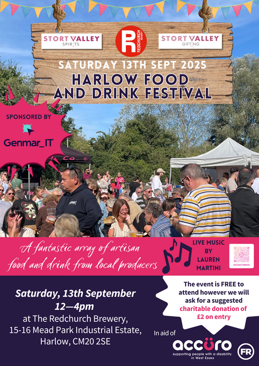 Harlow Food & Drink Festival Sat 13th Sep FREE Entry (12-4pm)