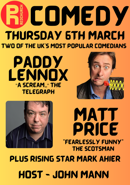 Stand Up Comedy Thursday 6th March